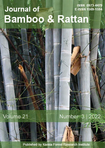 JBR Vol:21 Number:3 (2022)  Journal of Bamboo and Rattan